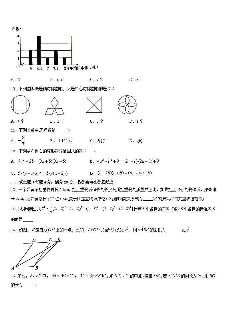 贵州省剑河县2022-2023学年数学七下期末检测模拟试题含答案第3页
