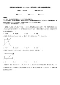 贵州省毕节市黔西县2022-2023学年数学七下期末调研模拟试题含答案