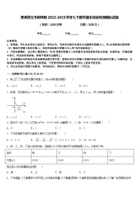 贵州遵义市桐梓县2022-2023学年七下数学期末质量检测模拟试题含答案