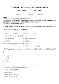 辽宁省丹东第十中学2022-2023学年七下数学期末统考试题含答案