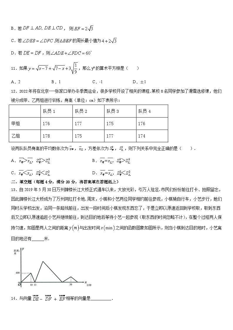 辽宁省清原中学2022-2023学年数学七年级第二学期期末联考试题含答案第3页