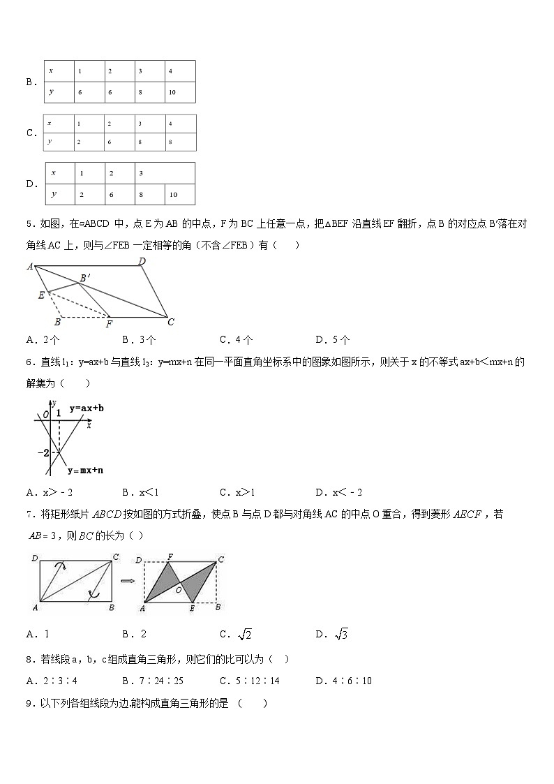 铜陵市重点中学2022-2023学年数学七年级第二学期期末综合测试模拟试题含答案第2页