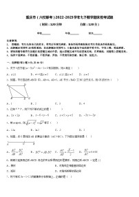 重庆市（六校联考）2022-2023学年七下数学期末统考试题含答案