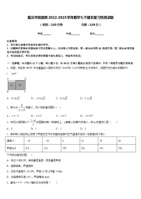 重庆市铜梁县2022-2023学年数学七下期末复习检测试题含答案