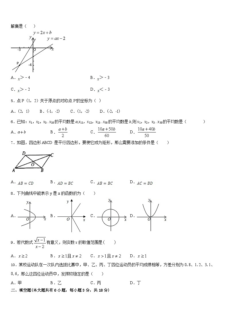 重庆市杨家坪中学2022-2023学年七年级数学第二学期期末综合测试试题含答案02