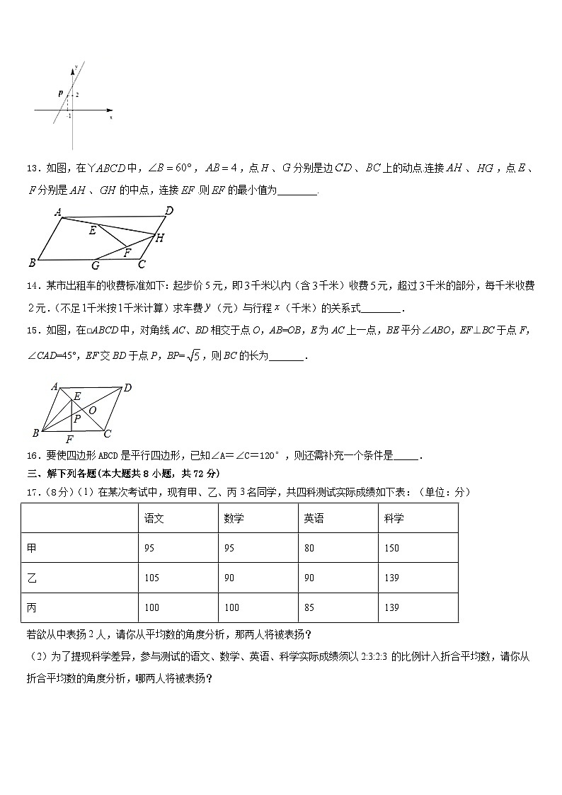 陕西商南县2022-2023学年七下数学期末达标检测试题含答案第3页