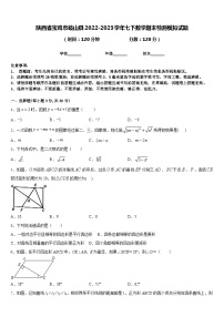 陕西省宝鸡市岐山县2022-2023学年七下数学期末检测模拟试题含答案