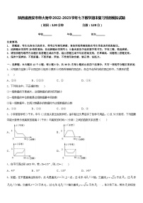 陕西省西安市师大附中2022-2023学年七下数学期末复习检测模拟试题含答案