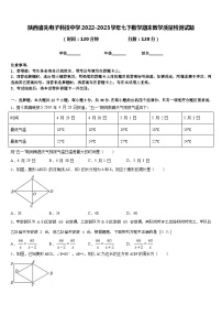 陕西省先电子科技中学2022-2023学年七下数学期末教学质量检测试题含答案