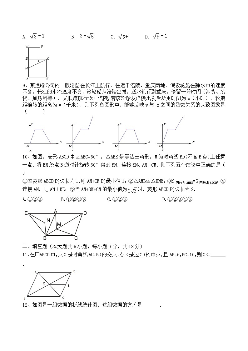 四川省南充市蓬安县河舒初级中学2022-2023学年八年级下学期数学期末模拟试题（含答案）02