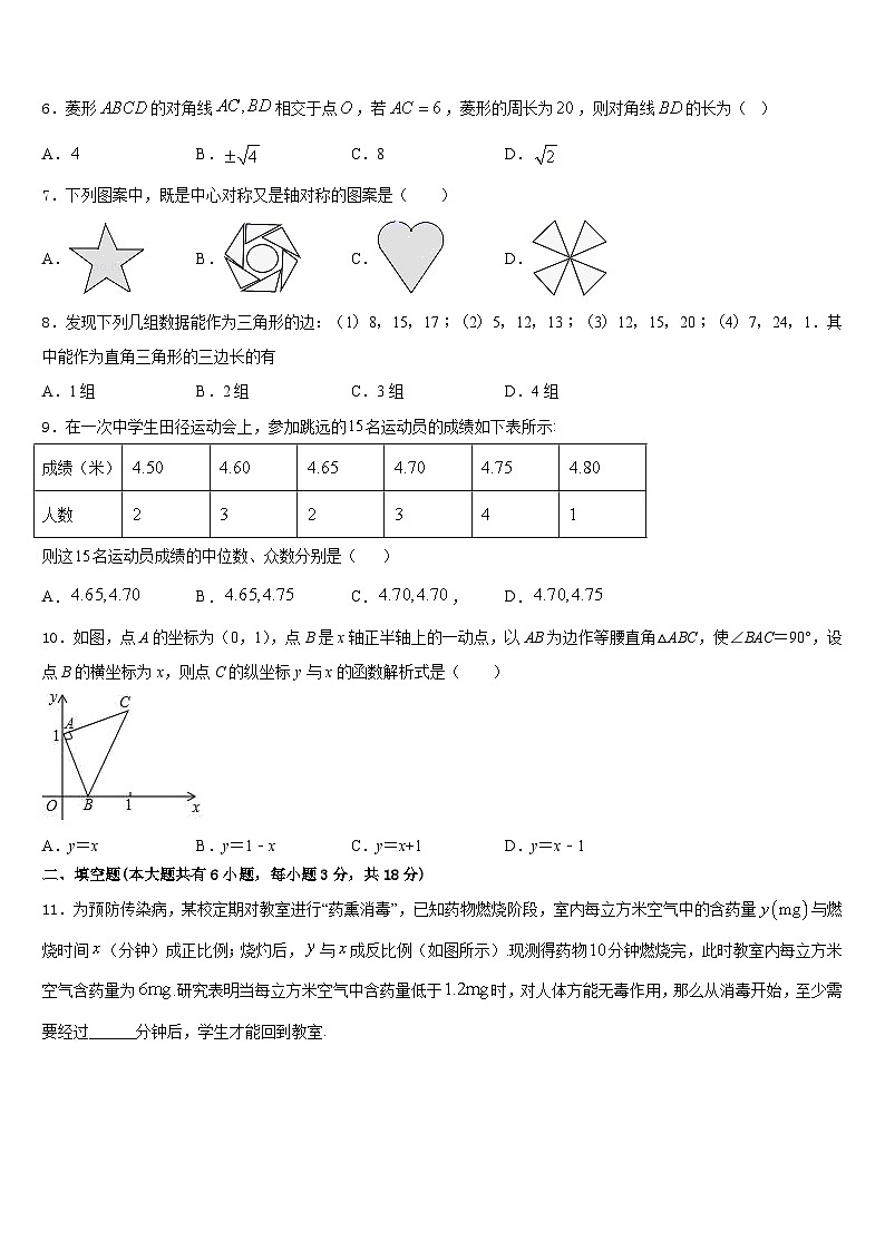 福建省龙岩市北城中学2022-2023学年七年级数学第二学期期末学业水平测试模拟试题含答案第2页