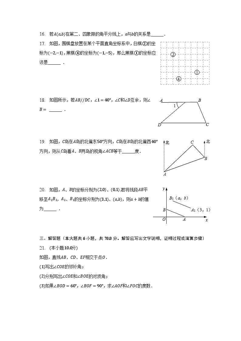 2022-2023学年贵州省黔东南州教学资源共建共享实验基地名校七年级（下）期中数学试卷（含解析）03