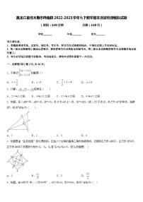 黑龙江省佳木斯市桦南县2022-2023学年七下数学期末质量检测模拟试题含答案