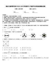 黑龙江省伊春市名校2022-2023学年数学七下期末学业质量监测模拟试题含答案