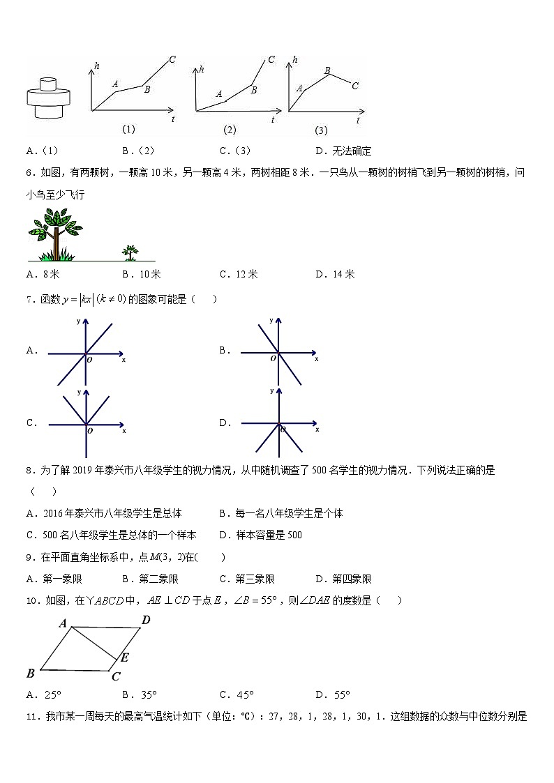 青岛市重点中学2022-2023学年数学七年级第二学期期末检测模拟试题含答案第2页