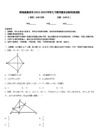 青海省果洛市2022-2023学年七下数学期末达标检测试题含答案