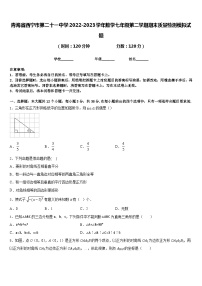 青海省西宁市第二十一中学2022-2023学年数学七年级第二学期期末质量检测模拟试题含答案