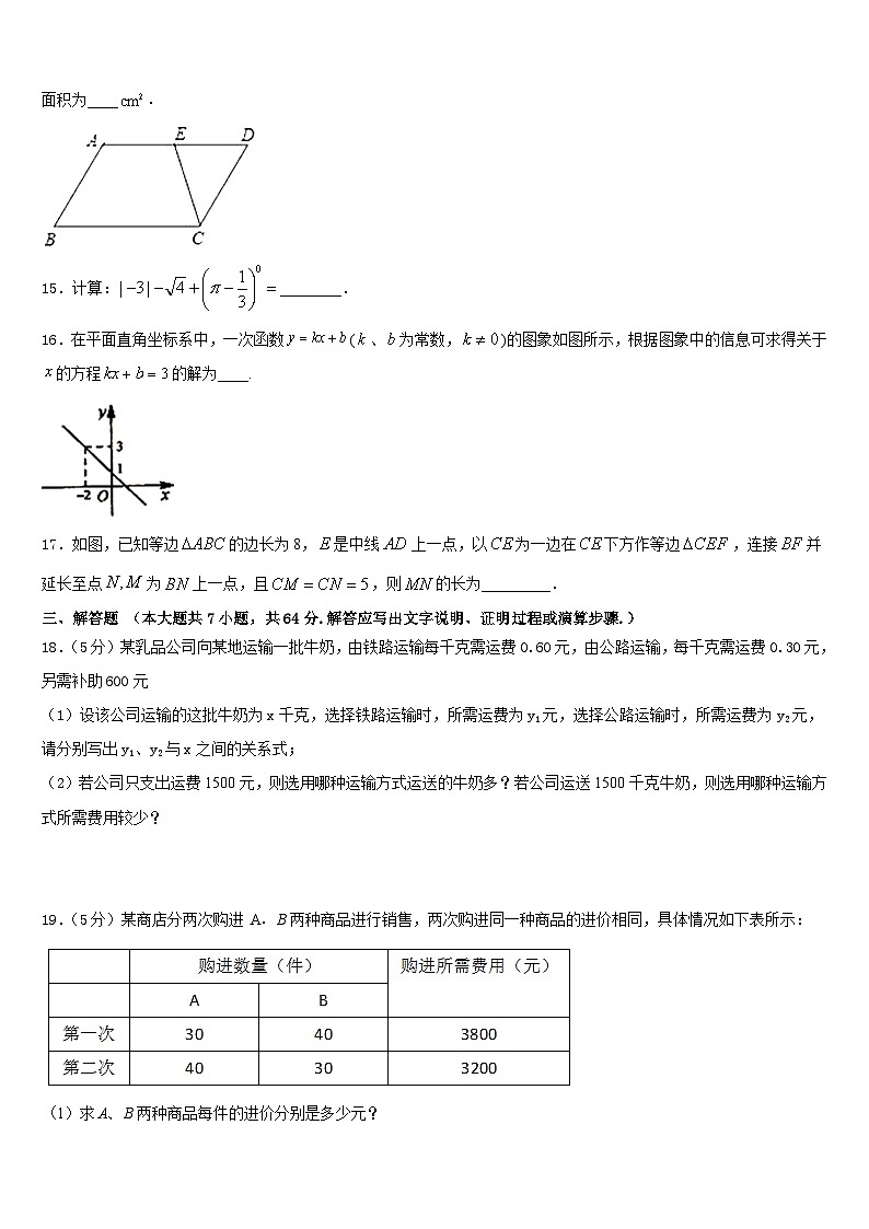 陕西西安市交大附中2022-2023学年七年级数学第二学期期末统考试题含答案03
