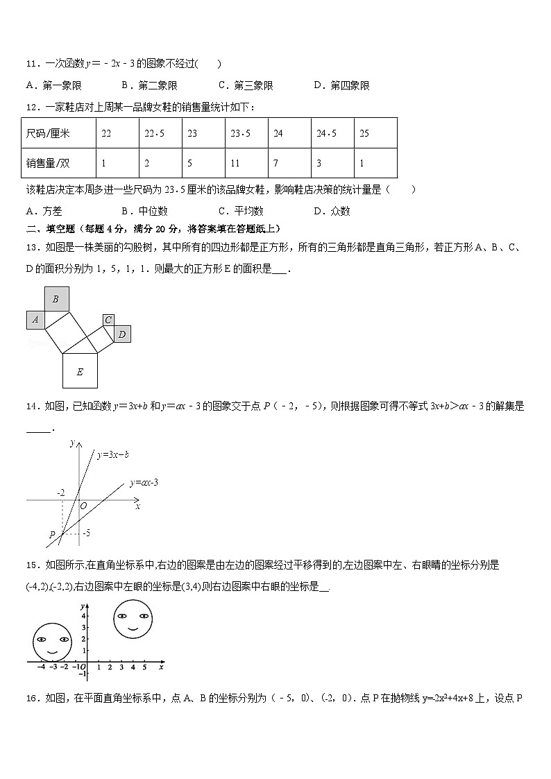 山东省济南平阴县联考2022-2023学年数学七年级第二学期期末复习检测试题含答案第3页