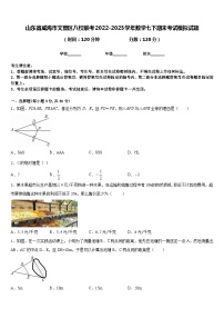 山东省威海市文登区八校联考2022-2023学年数学七下期末考试模拟试题含答案