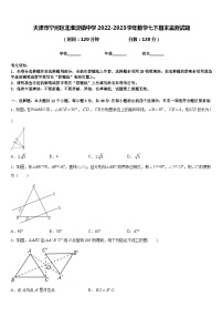 天津市宁河区北淮淀镇中学2022-2023学年数学七下期末监测试题含答案