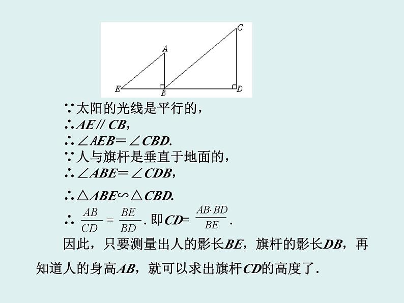 《测量（金字塔高度、河宽）问题》PPT课件1-九年级下册数学人教版04