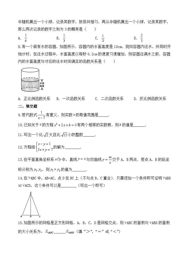 2020年北京市中考数学试卷-(4年中考)02
