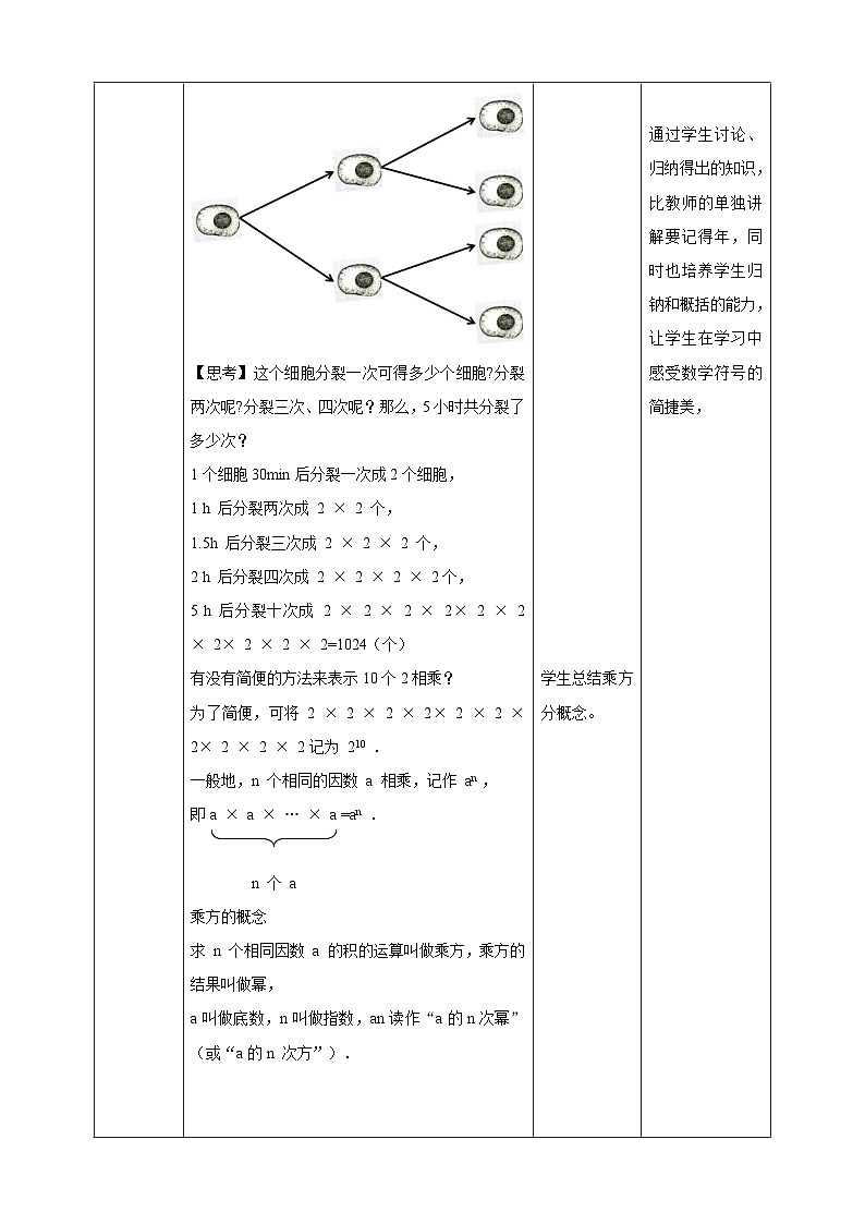 【核心素养】2.9  有理数的乘方 教案-北师大版数学七年级上册第2页