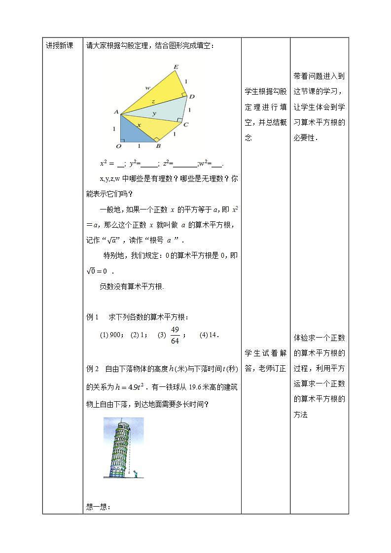 【核心素养】2.2平方根    课件+教案-北师大版数学八年级上册02