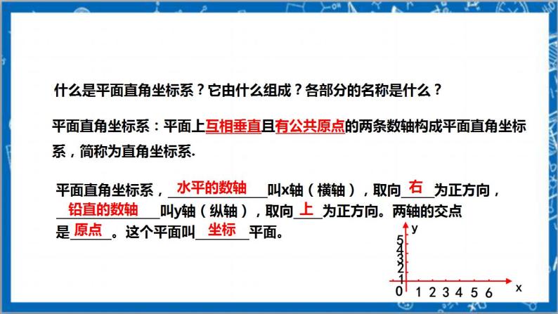 【核心素养】3.2.1平面直角坐标系  课件+教案-北师大版数学八年级上册07