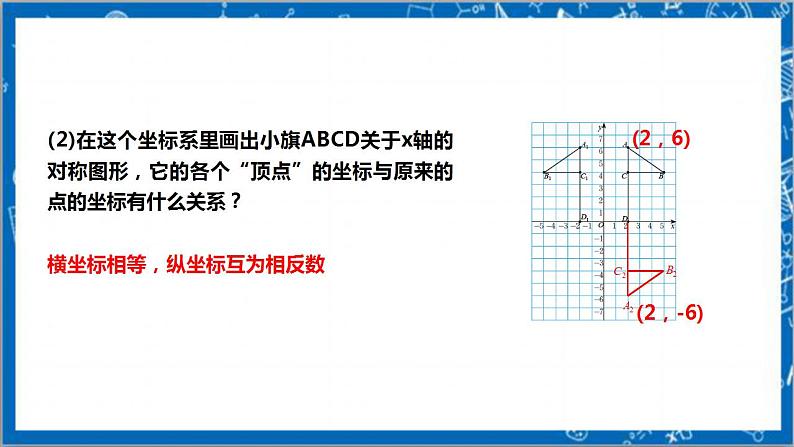 【核心素养】3.3轴对称与坐标变化  课件+教案-北师大版数学八年级上册05