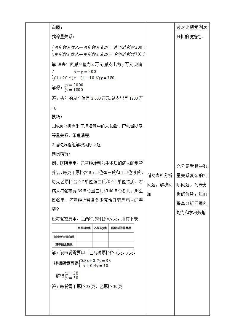 【核心素养】5.4应用二元一次方程  课件+教案-北师大版数学八年级上册02