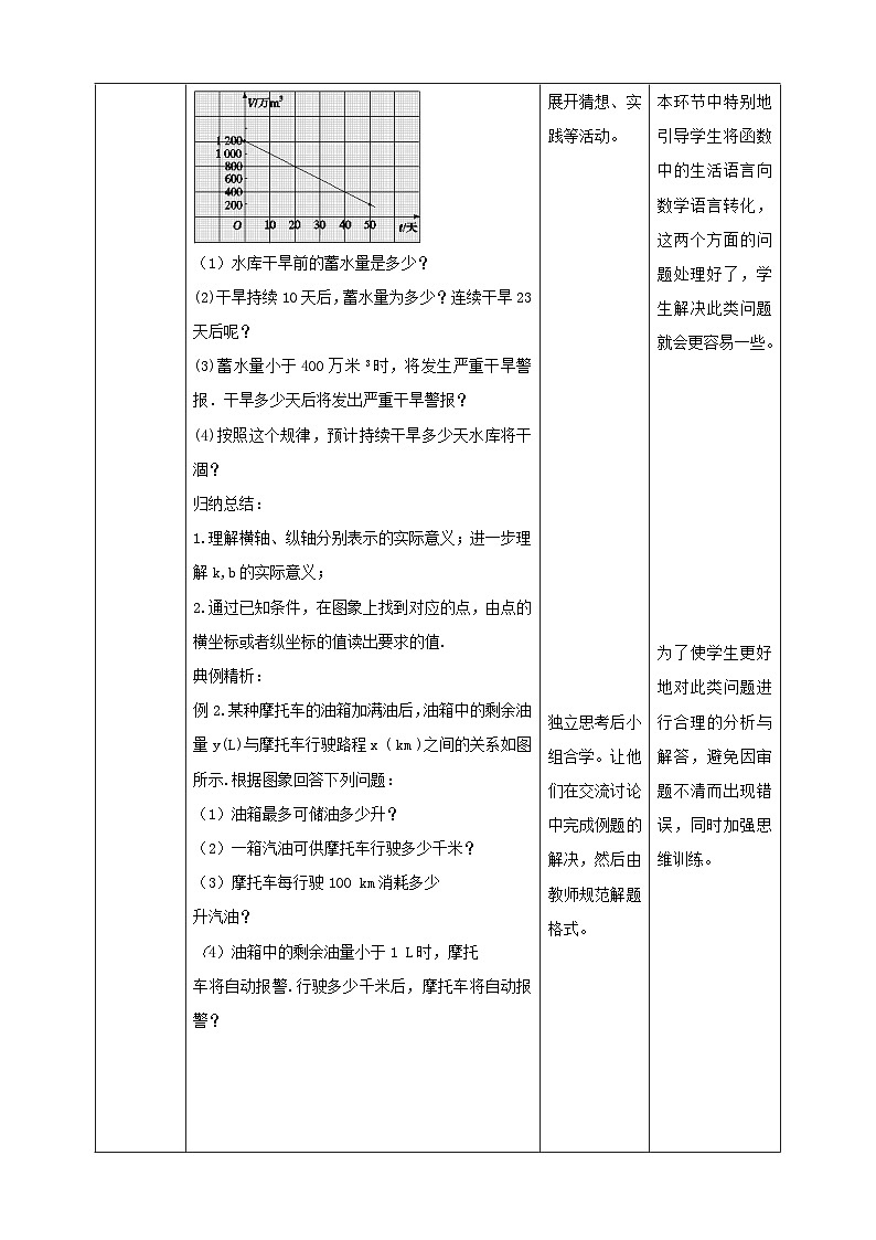 【核心素养】4.4.2一次函数的应用 教案-北师大版数学八年级上册02