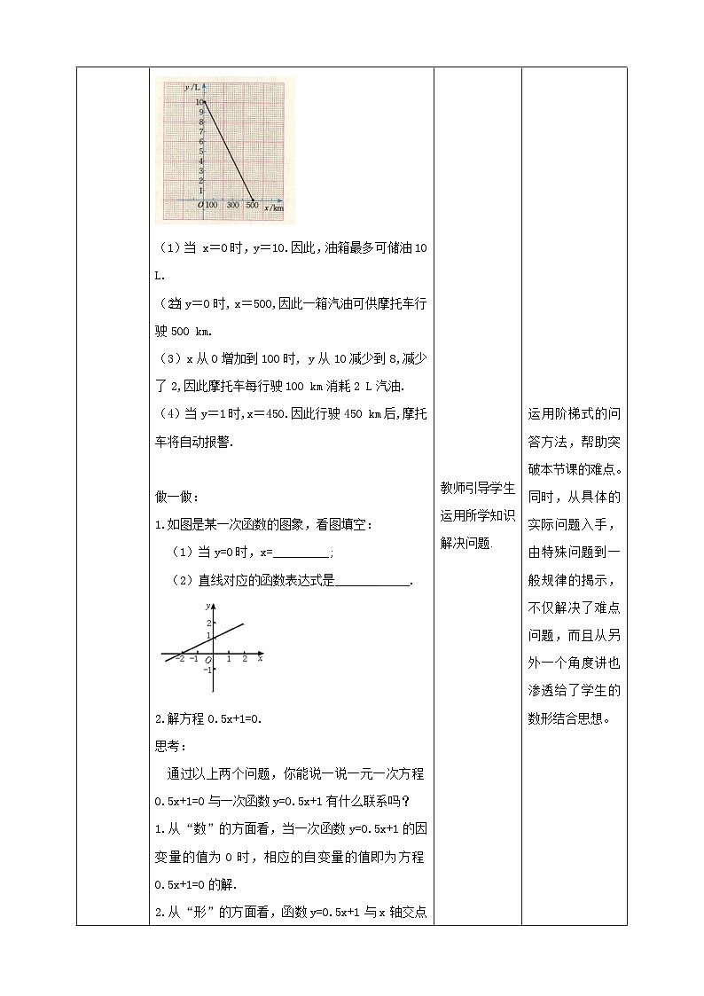 【核心素养】4.4.2一次函数的应用 教案-北师大版数学八年级上册03
