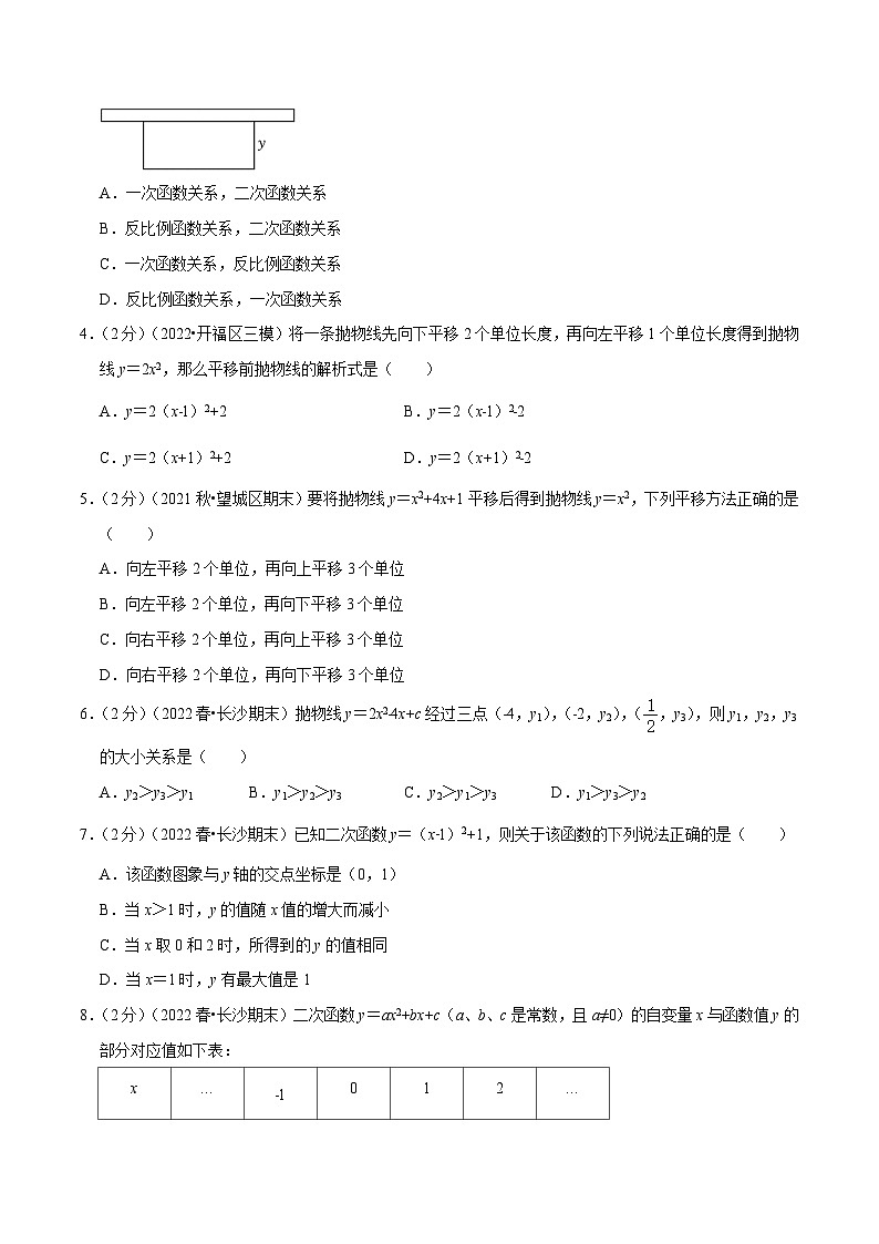 【重难点讲义】人教版数学九年级上册-基础练 第22章《二次函数》章节达标检测02