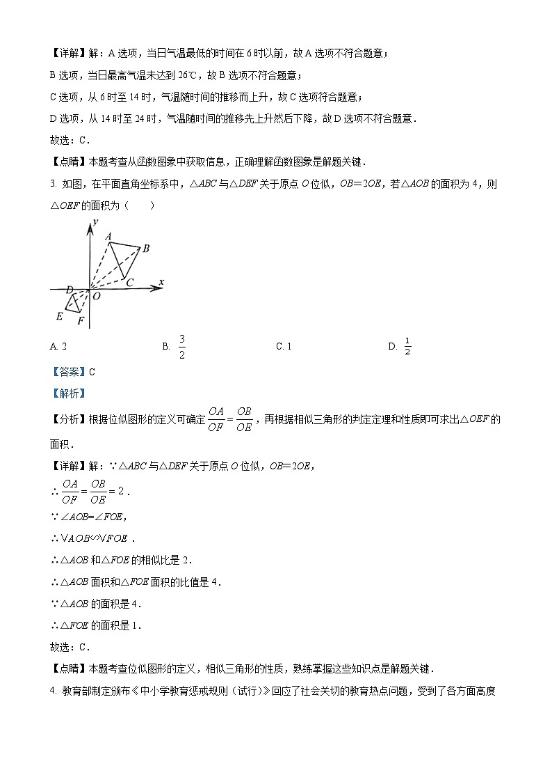 2022-2023学年度重庆市西南大学附属中学校九年级上学期10月月考数学试题02