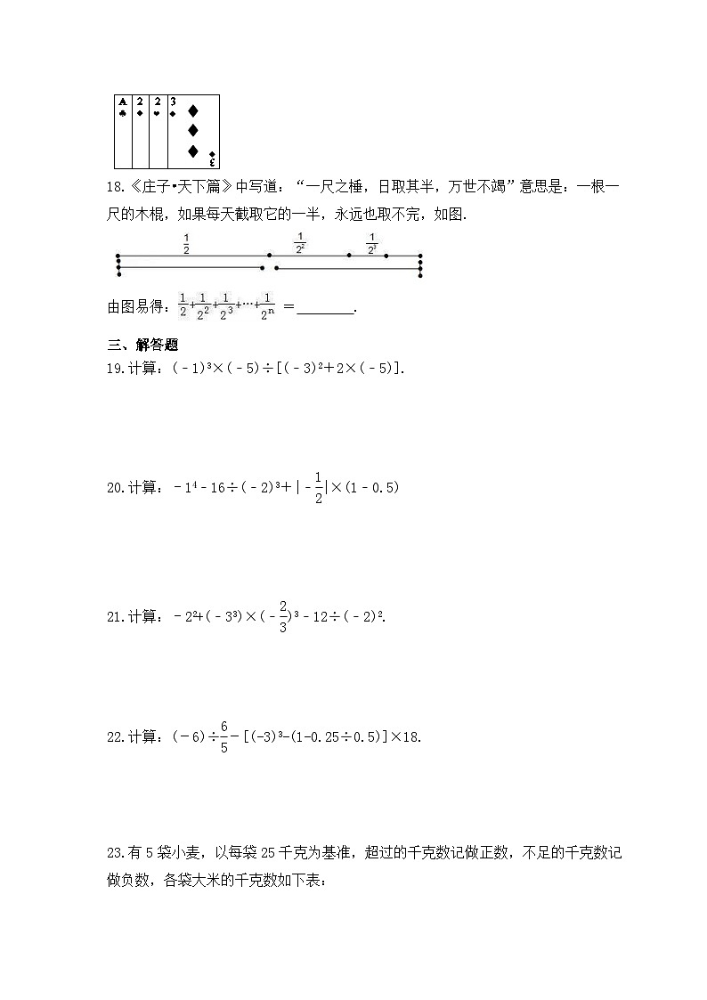 2023年人教版数学七年级上册《有理数》单元提升卷（含答案）03