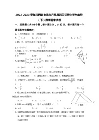 陕西省商洛市丹凤县武关初级中学2022-2023学年七年级下学期数学期末试卷（含答案）