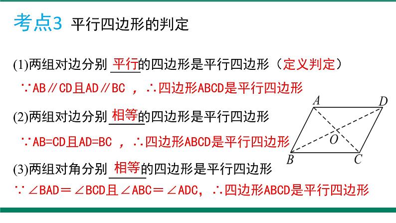 中考数学平行四边形复习课件第5页