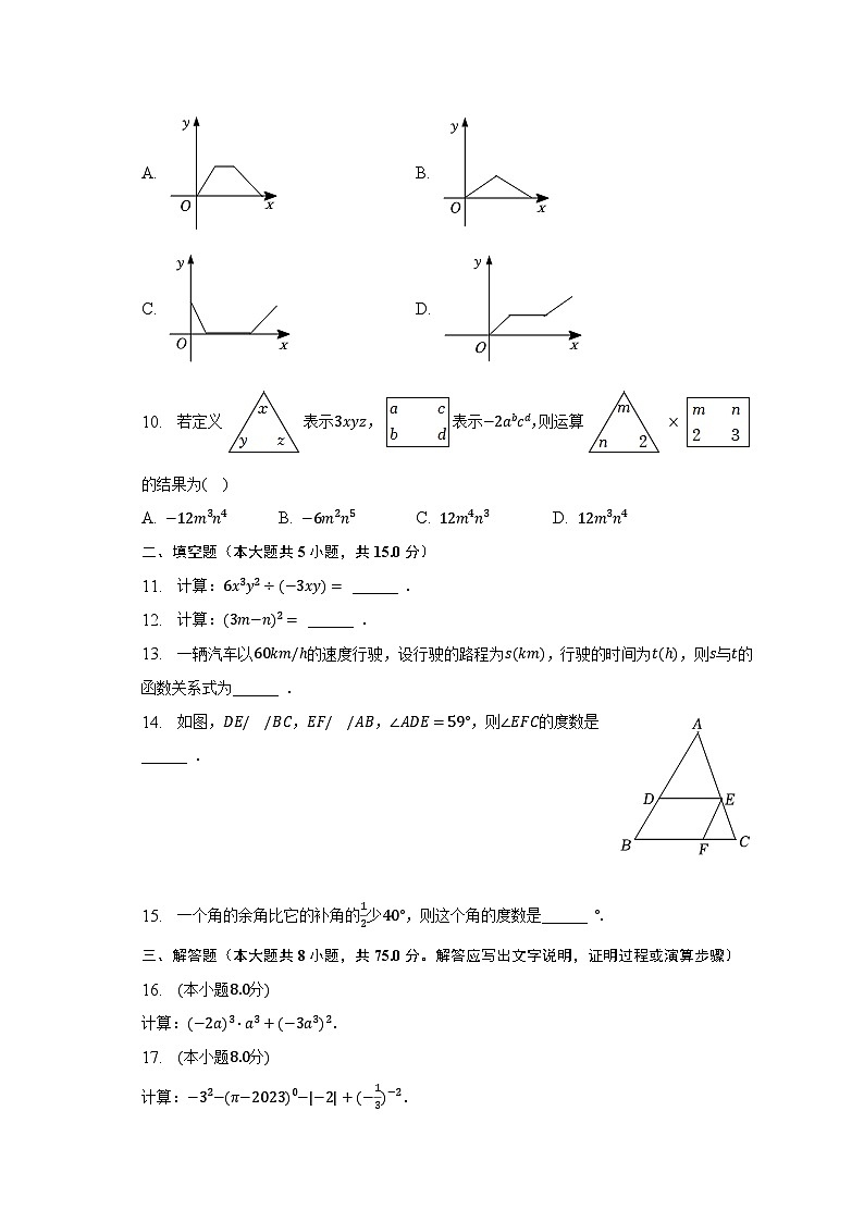 2022-2023学年广东省清远市阳山县七年级（下）期中数学试卷（含解析）第2页