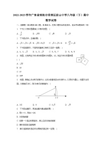 2022-2023学年广东省珠海市香洲区前山中学八年级（下）期中数学试卷（含解析）