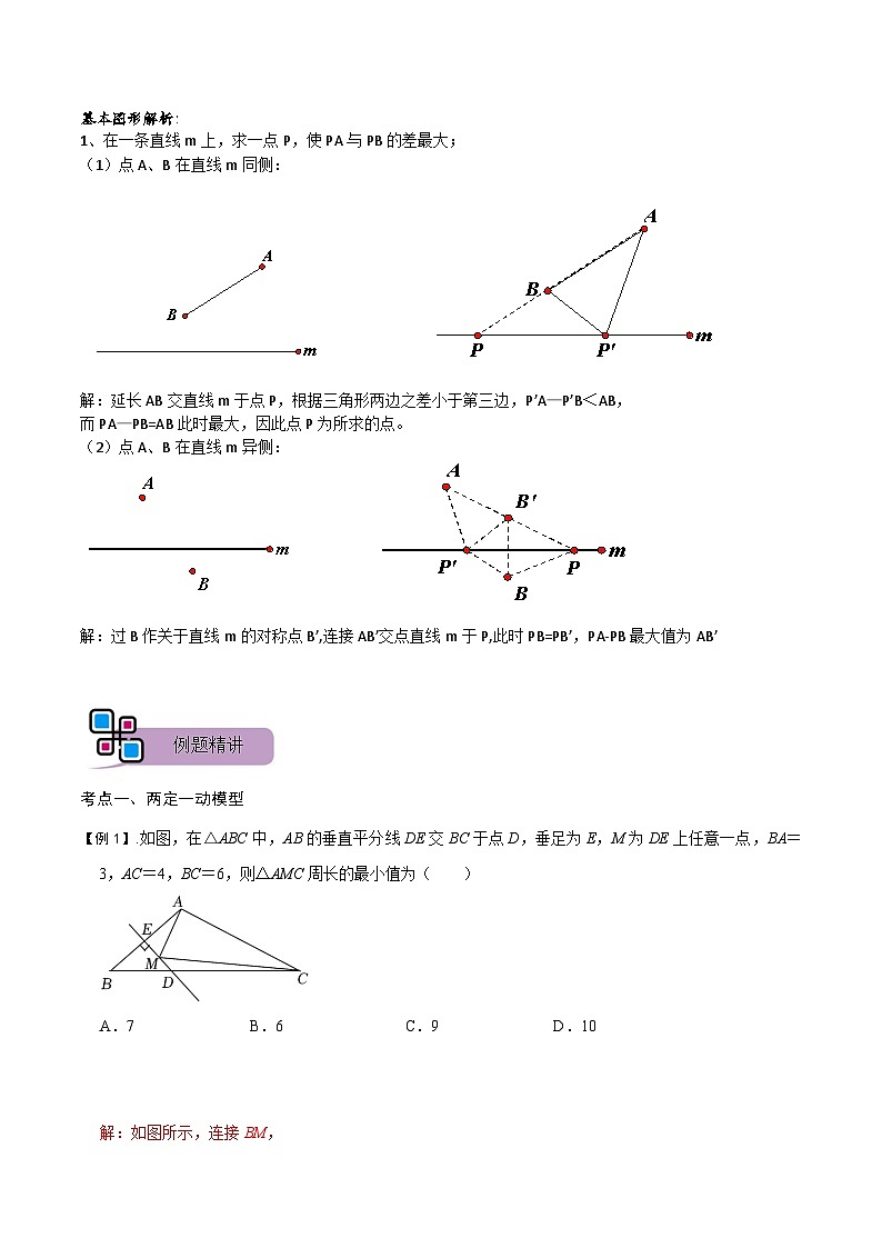 模型07 将军饮马模型（讲+练）-备战2023年中考数学解题大招复习讲义（全国通用）03