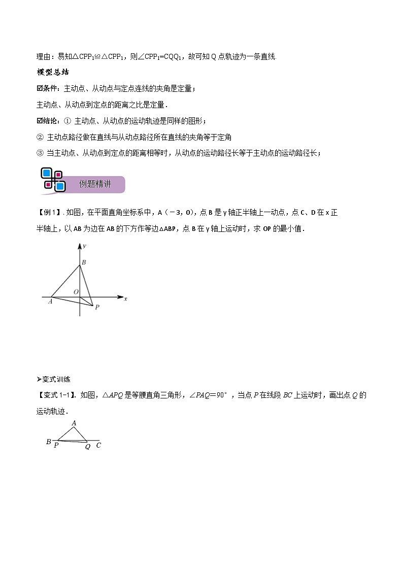 模型21 瓜豆原理之直线型（讲+练）-备战2023年中考数学解题大招复习讲义（全国通用）02