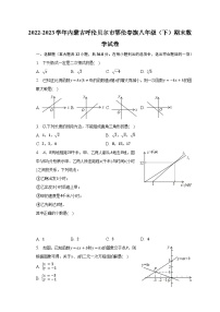 2022-2023学年内蒙古呼伦贝尔市鄂伦春旗八年级（下）期末数学试卷（含解析）