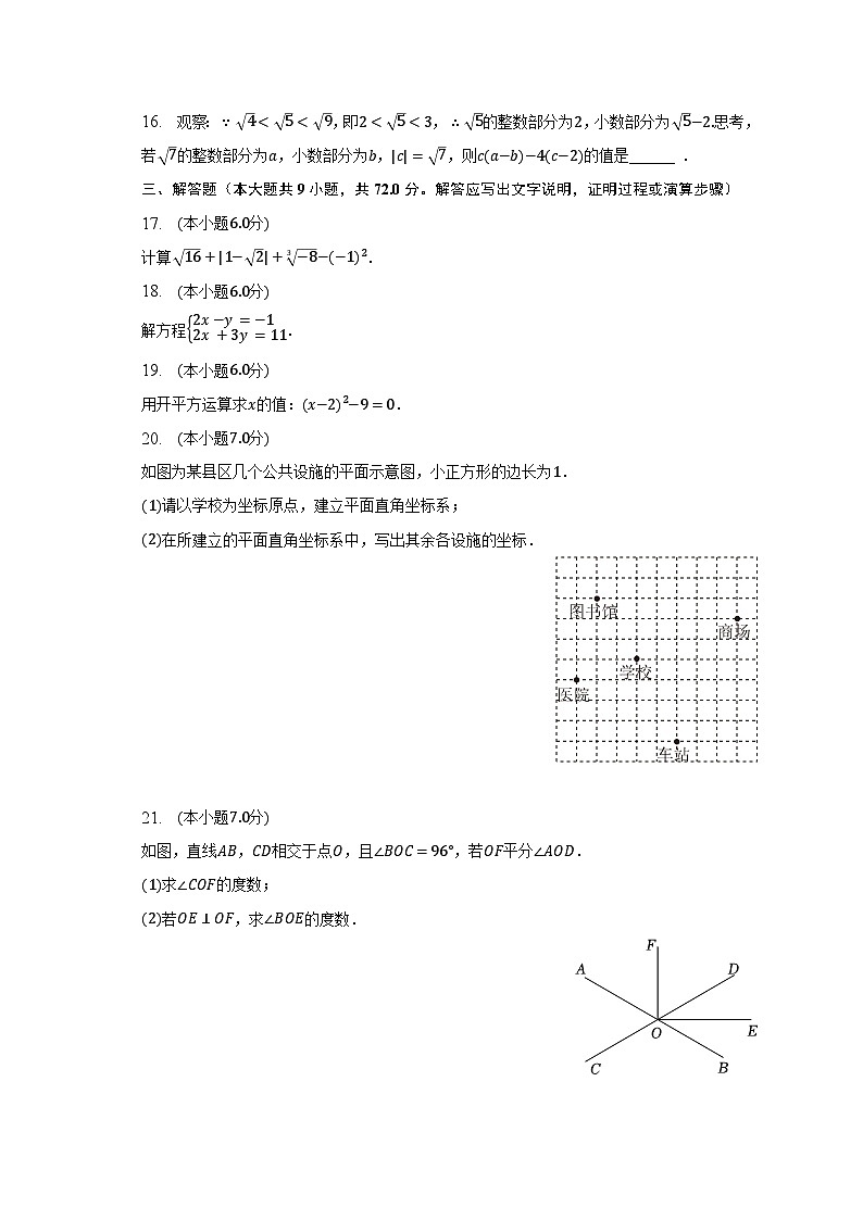 2022-2023学年四川省泸州市合江县七年级（下）期中数学试卷（含解析）03