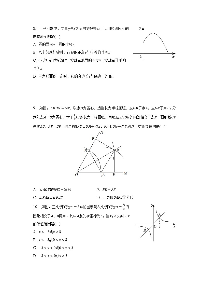 2023年广东省梅州市梅县区中考数学一模试卷（含解析）02