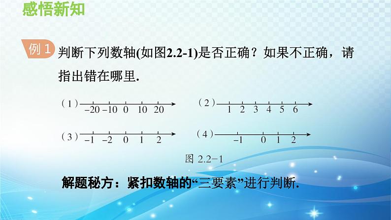 2.2 数轴 华师大版七年级数学上册导学课件06