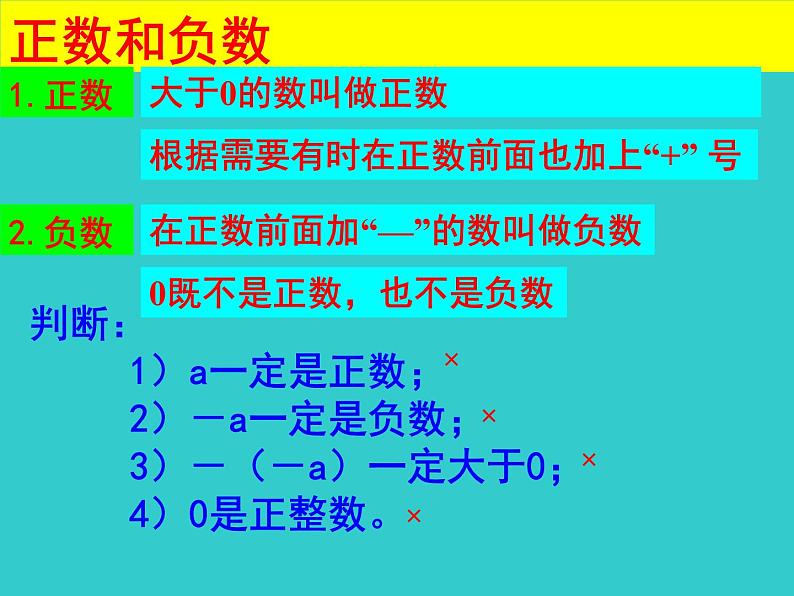 第2章 有理数复习 华师大版七年级数学上册课件第2页