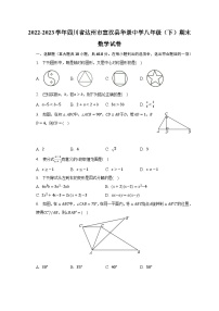 2022-2023学年四川省达州市宣汉县华景中学八年级（下）期末数学试卷（含解析）