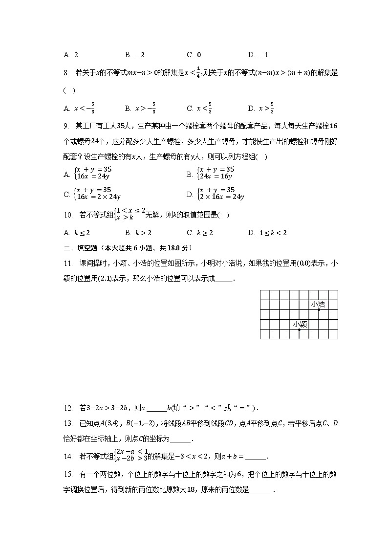 2022-2023学年四川省广安市岳池县赛龙中学七年级（下）期末数学试卷（含解析）02
